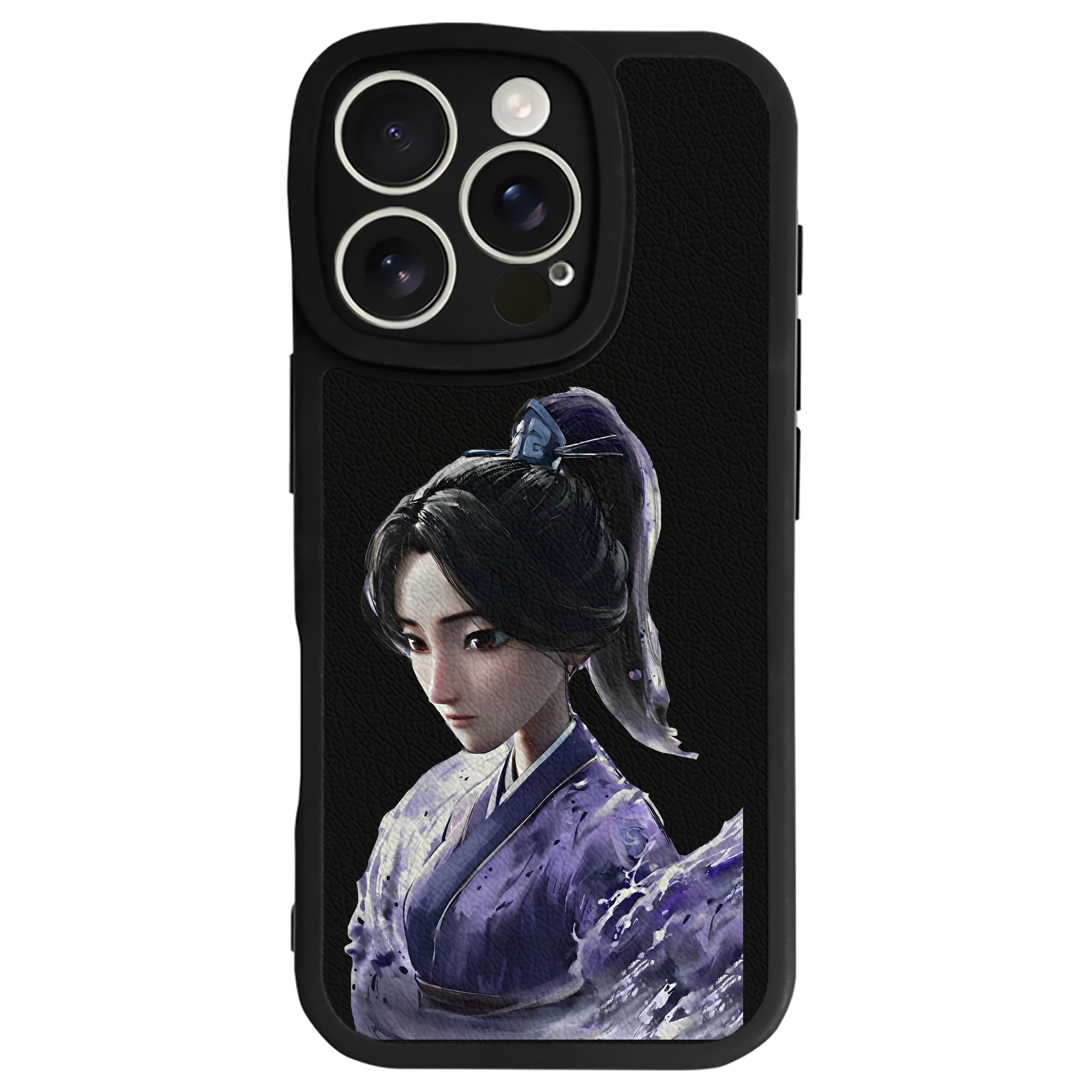 （画像用） Ne Zha 2 ナタ 魔童の大暴れ 【iPhone 16シリーズ対応】シリコンスマホケース（レザー調） 材質：シリコン